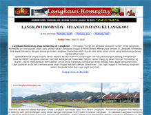 Tablet Screenshot of langkawihomestay.com